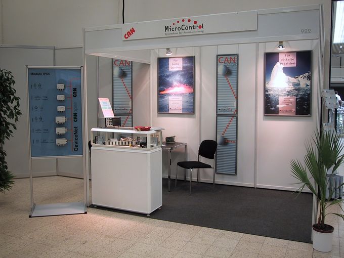 Messestand Anfang 2000