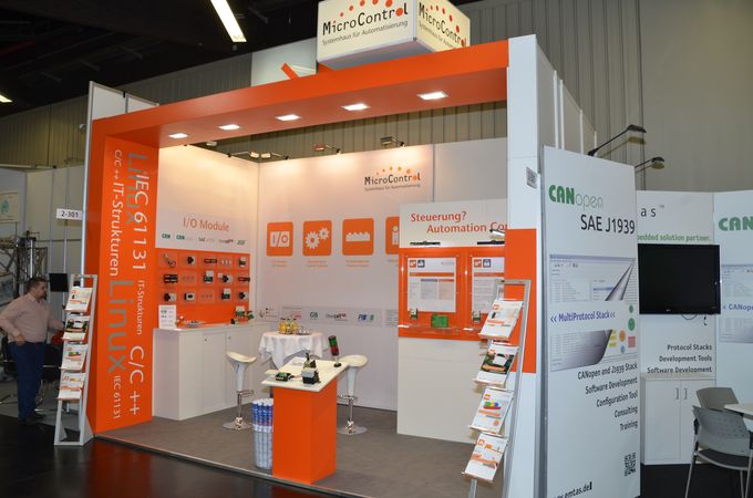 MicroControl Messestand SPS