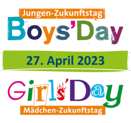 Logo Boys'Day und Girls'Day am 27. April 2023