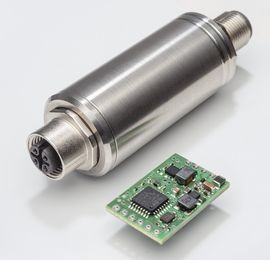 Sensor board and transmitter casing