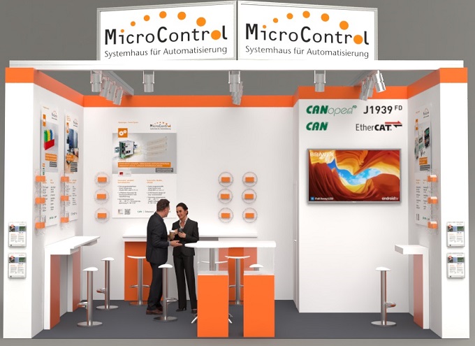 Messestand MicroControl SPS 2023